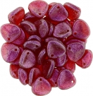 #36 50 Stck. Rose Petals 8*7mm - Rose Shimmer Ruby