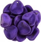 #12.00 25 Stck. Rose Petals 14*13mm -  Opalescent Purple