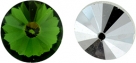 1 Glas-Rivoli Ø 12 mm - Olivine - Vitral