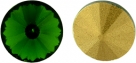 1 Glas-Rivoli Ø 14 mm - Chrysolite