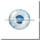 1 Stück Glascabochon Ø 30 mm Crystal mit Grafik Auge verschiedene Varianten