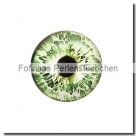 1 Stück Glascabochon Ø 30 mm Crystal mit Grafik Auge verschiedene Varianten