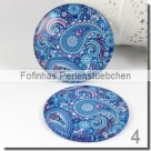 1 Stück Glascabochon Ø 58 mm Crystal mit Grafik verschiedene Varianten