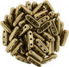 #02.03 - 25 Stück Beam Beads 3x10 mm - Jet Bronze