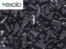 #03.01 - 25 Stück Vexolo Beads 5x8 mm - Jet Hematite