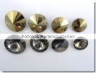 1 Glas-Rivoli 16 mm - crystal gold foiled