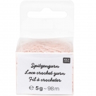 5 g Spitzen-Häkelgarn rosa N°80