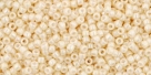 5g TOHO SeedBeads 15/0 TR-15-0123 - Opaque-Lustered Lt. Beige (C)