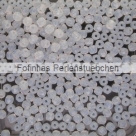 #10.00 50 Stück - 2,0 mm Glasschliffperlen - Opalin White