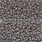 #140.01 10 Gramm Rocailles Opak Grey Luster 9/0 2,6 mm