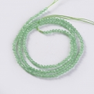 190 facetierte runde Perlen Ø 2mm satin mai green