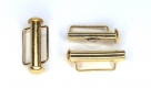 1 Schiebeverschluss Gold Plated 21mm