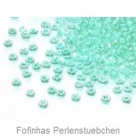 #08.00 - 10 g PRECIOSA Terra Rocailles 11/0 2,2 mm - Crystal/Chrysolite-Lined