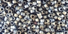 10 g TOHO Seed Beads 11/0 TR-11-0613 - Matte-Color Iris - Gray