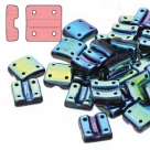 #03.04 - 25 Stück FIXER Beads 8x7 mm - Jet Full AB