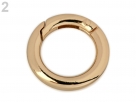 1 Ring-Verschluss Ø 18 mm - gold-farben