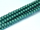 02010/30020 - 1 Strang Perlen Ø 2 mm rund - peppermint pearl shell