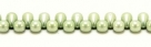 #22.02 - 20 Glastropfen 4x6mm chalk white green luster