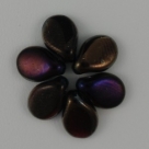 #05 - 50 Stck. PRECIOSA Pip Bead™ 5x7 mm jet brown iris