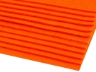 1 Filzmatte ca. 20x30 cm - orange - ca. 2-3 mm dick