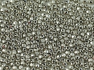 50 Stück - 2,0 mm Glasschliffperlen - nickel plated