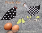 Stickdatei Huhn - Punkte