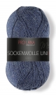 100 Gramm Wolle Pro Lana - Sockenwolle uni - 4-fach - blau
