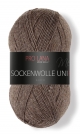 100 Gramm Wolle Pro Lana - Sockenwolle uni - 4-fach - braun
