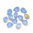 1 Resin Tear Stone, 10x14 mm - Air Blue Opal