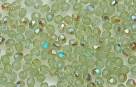 #09 50 Stück - 3,0 mm Glasschliffperlen - tr. crystal olivine