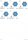 Stickdatei Lace - Schneeflocke/Stern Nr. 10  (100, 120, 150,170, 200 mm)