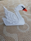 Embroidery file “FSL - Topper Swan” - 2 sizes