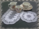 Stickdatei Lace - Deckchen-Set Nr. 17 (150x150,150x240, 200x200 und 200x360 mm)