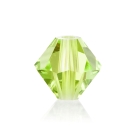 25 Stück - PRECIOSA-M.C. Bicone 3,0 mm - Lime Green