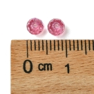 25 Stück - PRECIOSA-M.C. Kristall-Perlen rund 4,0 mm - Rose AB