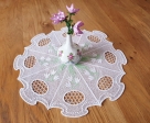 Stickdatei Lace - Deckchen-Set Nr. 18 (130x170,150x200, und 172x340 mm) Schneeglöckchen --- SUPER-Set