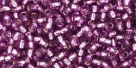 10 g TOHO Seed Beads 11/0 TR-11-2219 - Silver-Lined Lt Grape - (A,B,D)