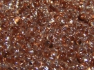 #11.00 - 10 g cz. Farfalle 4x2 mm tr. crystal copper-lined