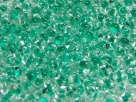 #24.00 - 10 g cz. Farfalle 4x2 mm tr. crystal green-lined