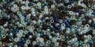 5 Gramm Miyuki Seed Beads 15-Mix 23 Pebblestone