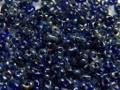 #47.00 - 10 g cz. Farfalle 4x2 mm Cobalt Silver Travertin