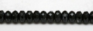 #02 - 20 Stück - 4*7mm Donut - Opak Black Hematit