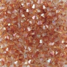 #05.04 25 Stück - 4,0 mm Crystal Bicone Apricot