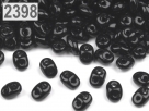 #007 10g SuperDuo-Beads opak jet