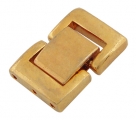 Fold Over Uhrenverschluss - 19x13 mm goldfarben