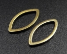 20 Stück Messing-Ringe 12x6 mm