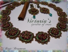 Pattern Victorias garden of roses necklace - english version -