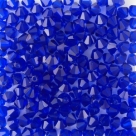 #15.01 - 25 Stück - 4,0 mm Crystal Bicone tr. cobalt