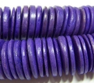 1 Strang Kokos-Linsen Ø ca. 20mm - violet (ca. ± 45 Stück)