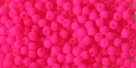 #53 - 50 Stck. Perlen Ø 2 mm rund - samtig neon pink